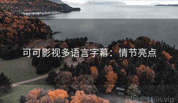可可影视多语言字幕：情节亮点