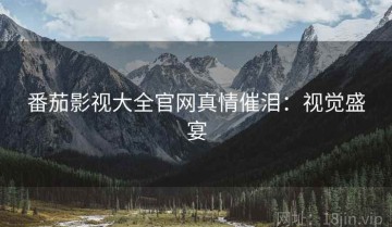 番茄影视大全官网真情催泪：视觉盛宴