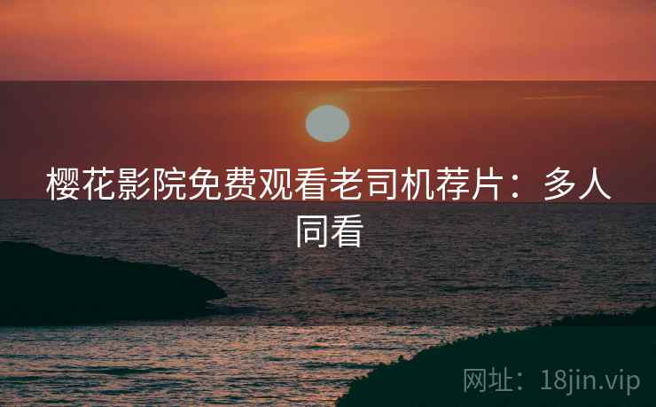 樱花影院免费观看老司机荐片：多人同看